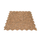 Zelfklevende Mozaïektegels Metaal | Pentagon 3D Zalm | 28,2×28,2 cm | Keuken, Bad & WC