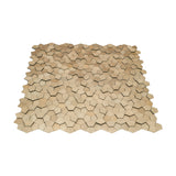 Zelfklevende Mozaïektegels Metaal | Pentagon 3D Champagne | 28,2×28,2 cm | Keuken, Bad & WC