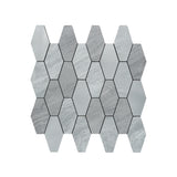 Zelfklevend Mozaïekpaneel | Picket Zilver | 30×30 cm | Metaal