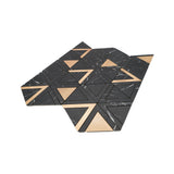 Zelfklevend Mozaïekpaneel | Driehoek Zwart | 28,7×33,1 cm | Metaal