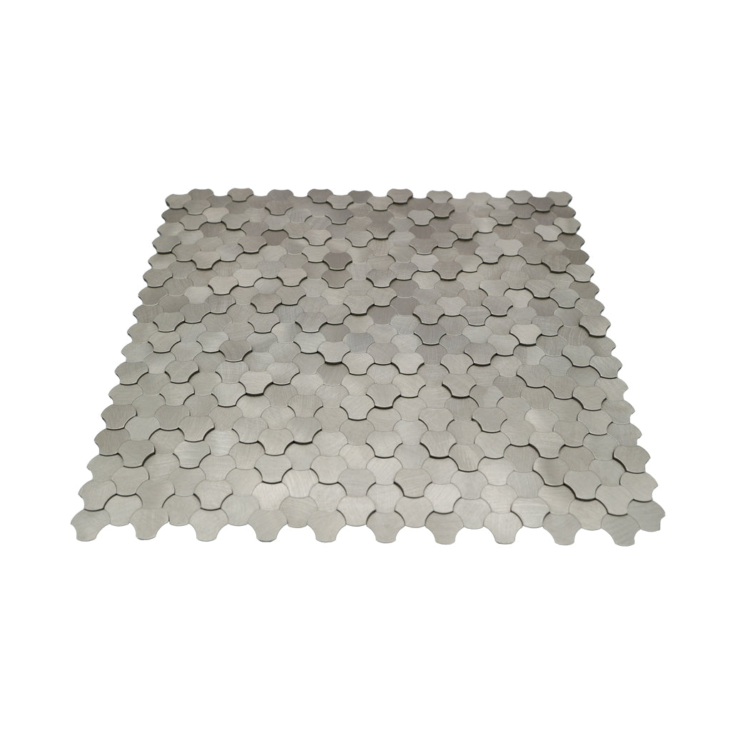 Zelfklevende mozaïektegel Driepas 3D Zilver - productfoto 2