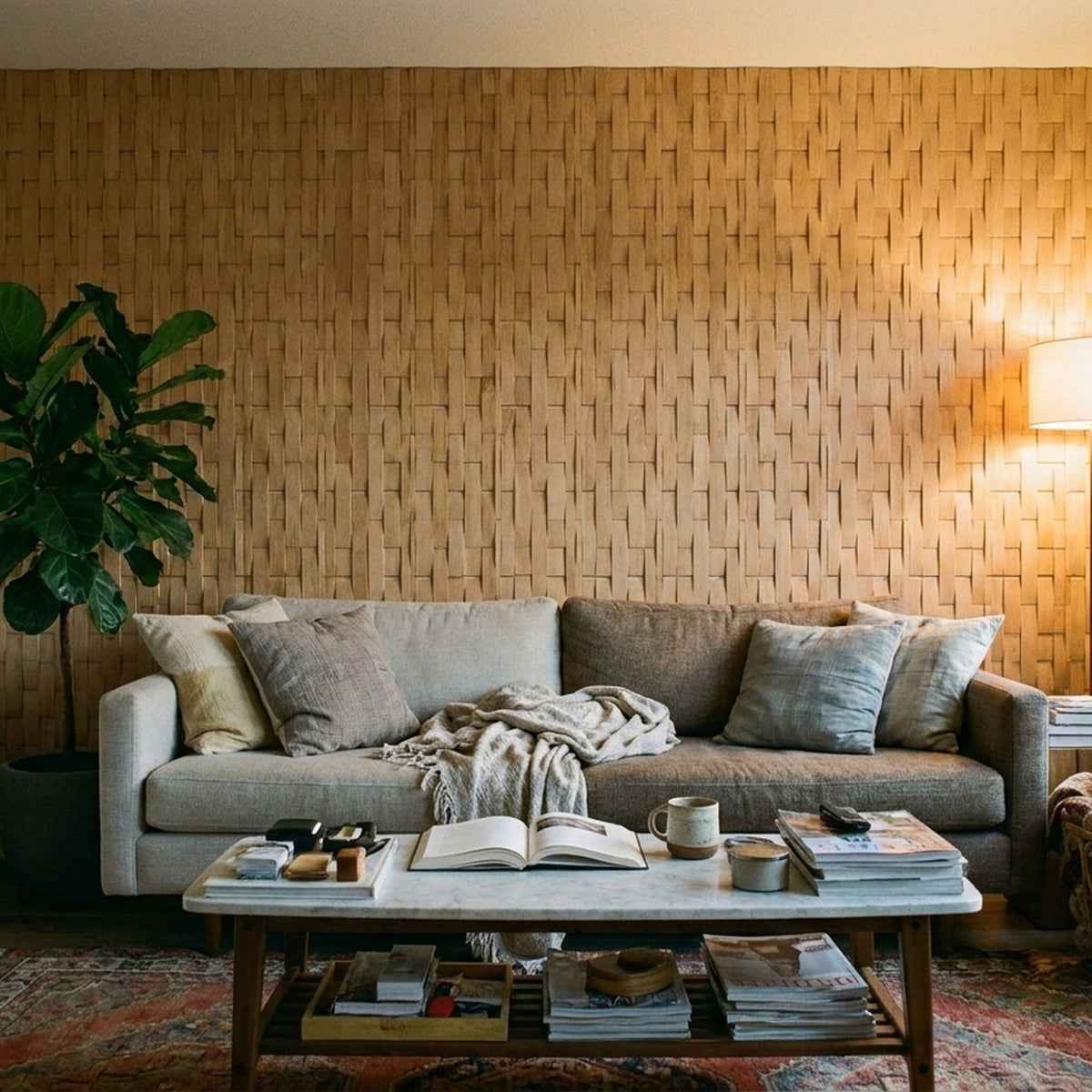 Eiken Licht houten wandpaneel