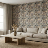 3D Houten Wandpaneel | Marine Shipwood | 30×30 cm | Wanddecoratie