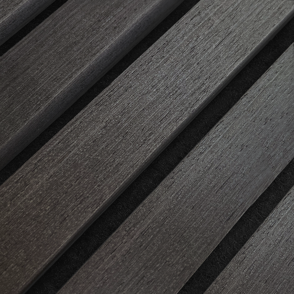 Akupanel Zwart Eiken 240x60cm | 3-zijdig écht houtfineer – AKU