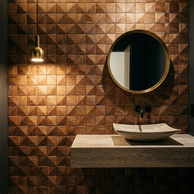 Slim Walnoot houten wandpaneel