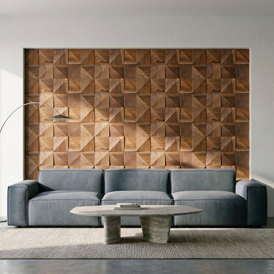 Slim Walnoot houten wandpaneel