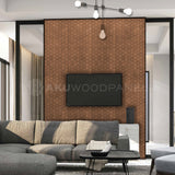 Decopanel Snowdrop - Smoked Brown - 60cmx60cm