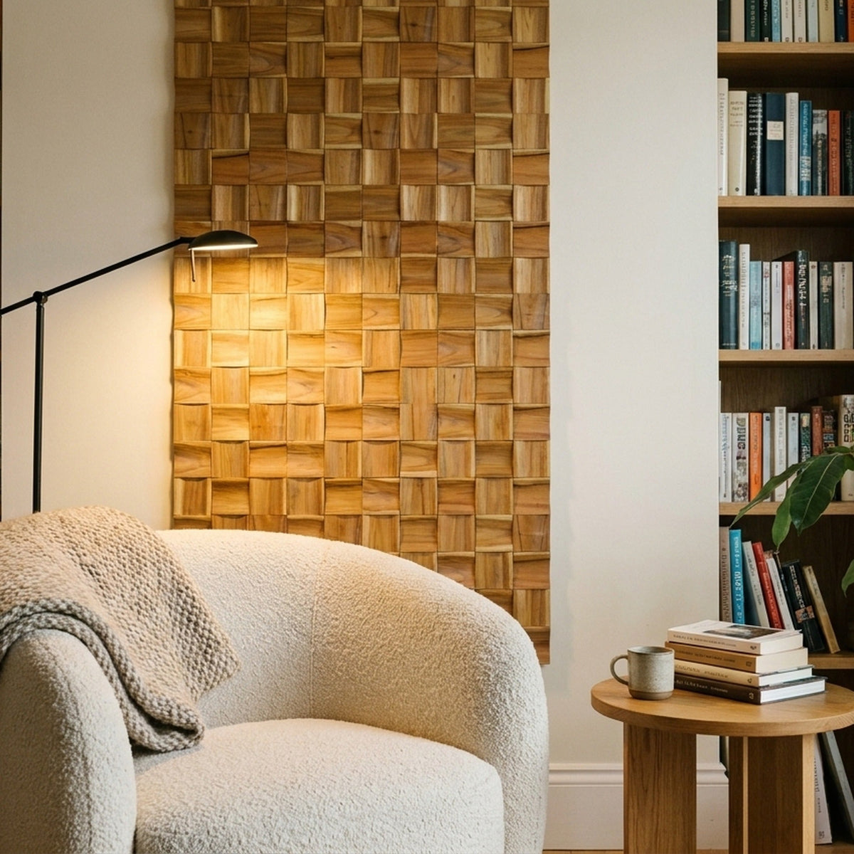 Timeless Teak houten wandpaneel