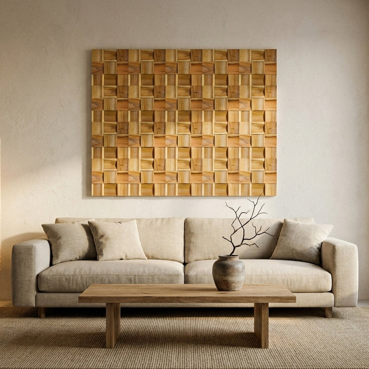 Timeless Teak houten wandpaneel
