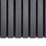 AkuPanel Antraciet-Hout | 240cm x 60cm | 3-zijdig écht houtfineer
