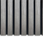 AkuPanel Grijs Walnoot-Hout | 240cm x 60cm | 3-zijdig écht houtfineer