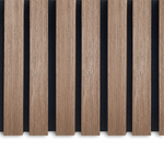 AkuPanel Mokka-Hout | 240cm x 60cm | 3-zijdig écht houtfineer