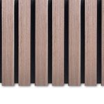 AkuPanel Rustiek Walnoot-Hout | 240cm x 60cm | 3-zijdig écht houtfineer