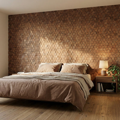 Walnoot Velvet houten wandpaneel