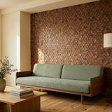 Walnoot Velvet houten wandpaneel