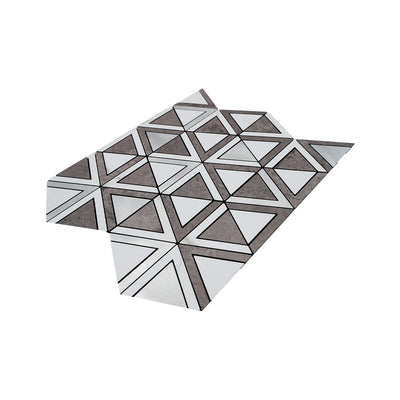 Driehoek Grijs Wit-Zilver - productfoto glans 3