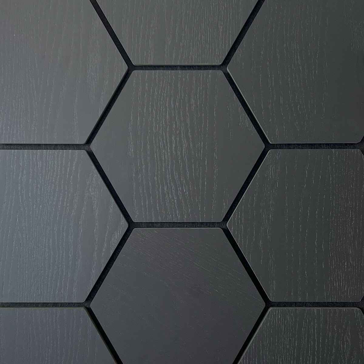 Sample hexagon wandpaneel zwart 4