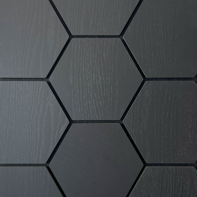 Sample hexagon wandpaneel zwart 4