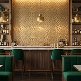 Steenstrip 3D Goud - bar sfeerfoto