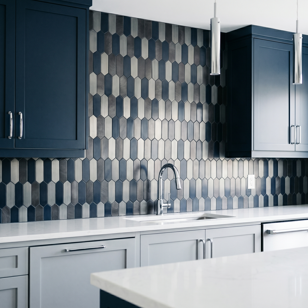 Picket Blauw - keuken sfeerfoto