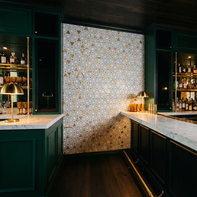 Driehoek Goud - bar sfeerfoto