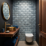 Subway 3D Blauw - wc sfeerfoto