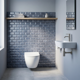 Subway 3D Blauwgrijs - wc sfeerfoto