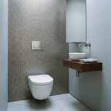 Pentagon 3D Grijs - wc sfeerbeeld