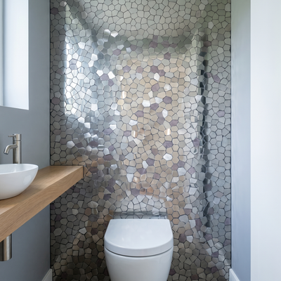 Polygoon Grijs - wc sfeerbeeld