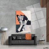 Canvas | Plexiglas Schilderij - 70's Butterfly