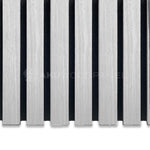Witte Eiken Akupanel - Akoestisch paneel in de kleur wit
