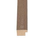 AkuPanel Eindlat Gerookt Eiken Hout 240cm Afwerklijst | 1-zijdig