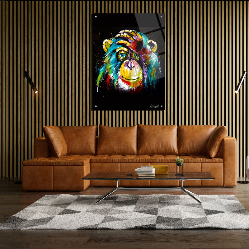 Canvas | Plexiglas Schilderij - Monkey