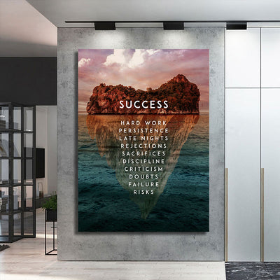Canvas | Plexiglas Schilderij - Succes